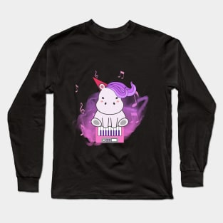 musician hippo Long Sleeve T-Shirt